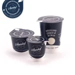 Abgetropfter Bauernjoghurt